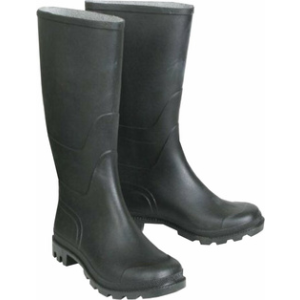 Botas de goma negras altas