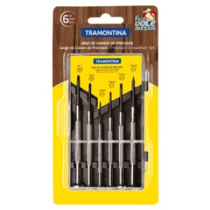 Juego de destornilladores de precisión Estuche 6 pcs