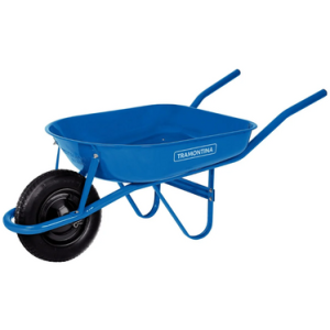 Carretilla de metal con rueda de goma Autoservicio 50LT