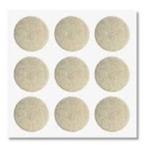 Protector para muebles. Redondo Beige