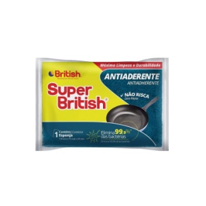 Esponja Antiadherente British 75x 110x 20 mm suelto/caja