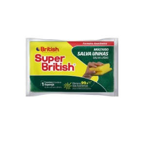 Esponja Salva Uñas British 65x 92x 40 mm suelto/caja