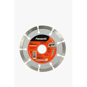 Disco diamantado segmentado Famastil Autoservicio 4 3/8" 110 x 20mm