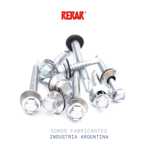 Autoperforantes Hexagonal punta mecha con arandela