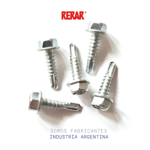 Autoperforantes Hexagonal punta mecha sin arandela 10 x 3/4"