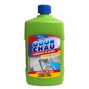 Odorchau. Eliminador de olores para cañerías Frasco 1L